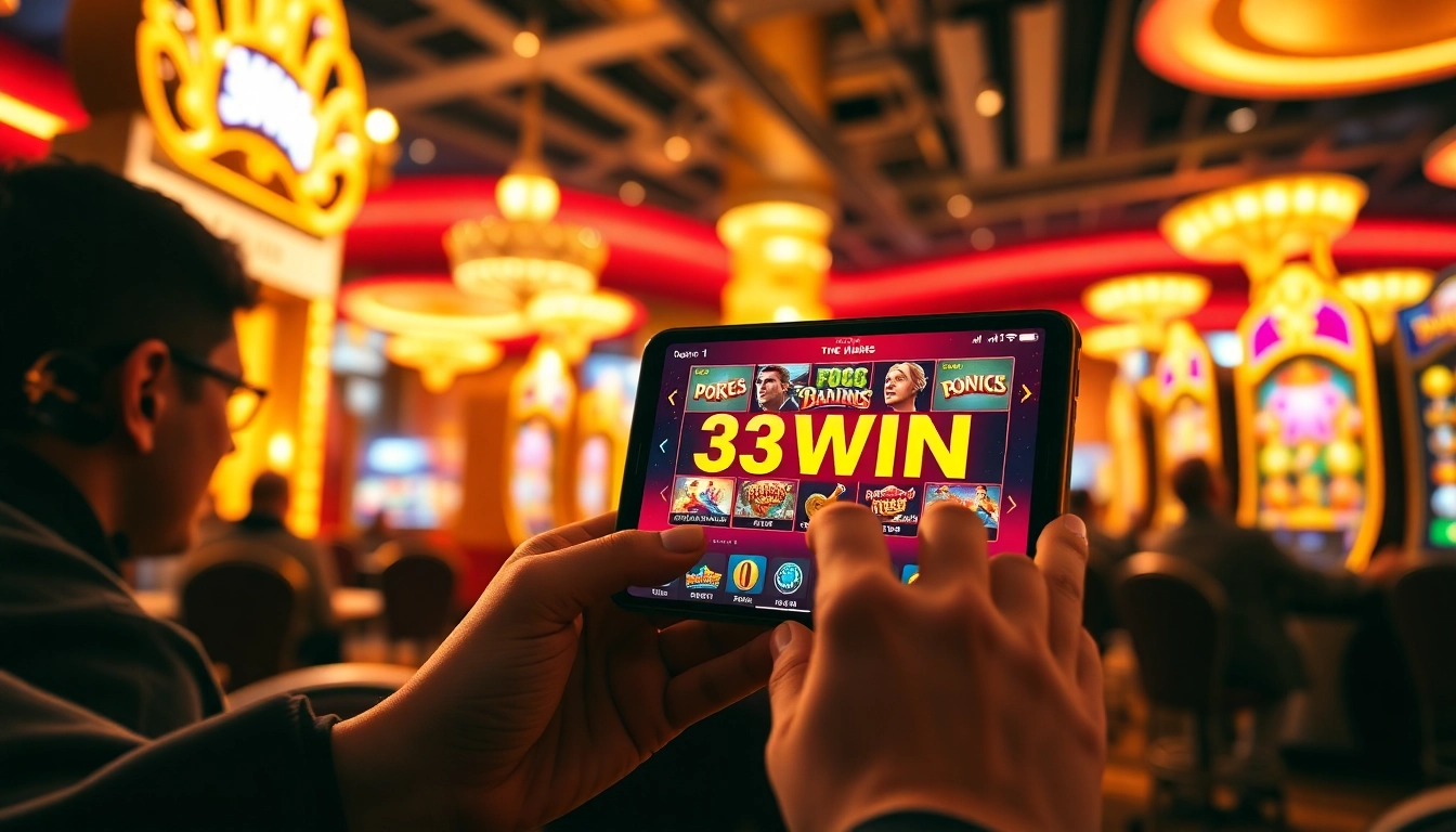 Experience the excitement of online casino gaming at https://www.33win.photo/ with thrilling slot games and vibrant atmosphere.