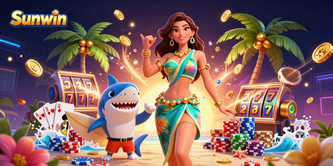Spin the reels and win big with Sunwin's vibrant casino experience, featuring games galore!