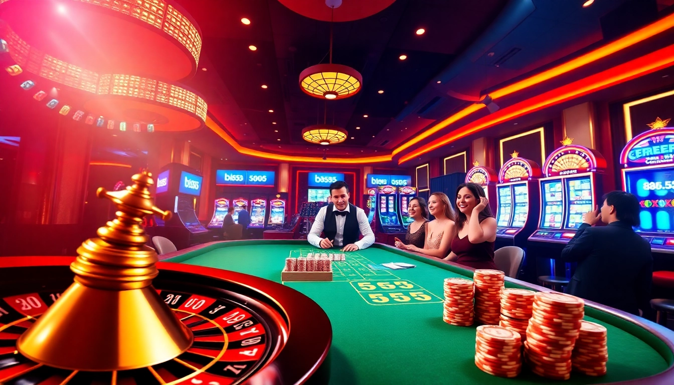 Experience the thrill of Bl555 with exciting casino games and vibrant poker tables.