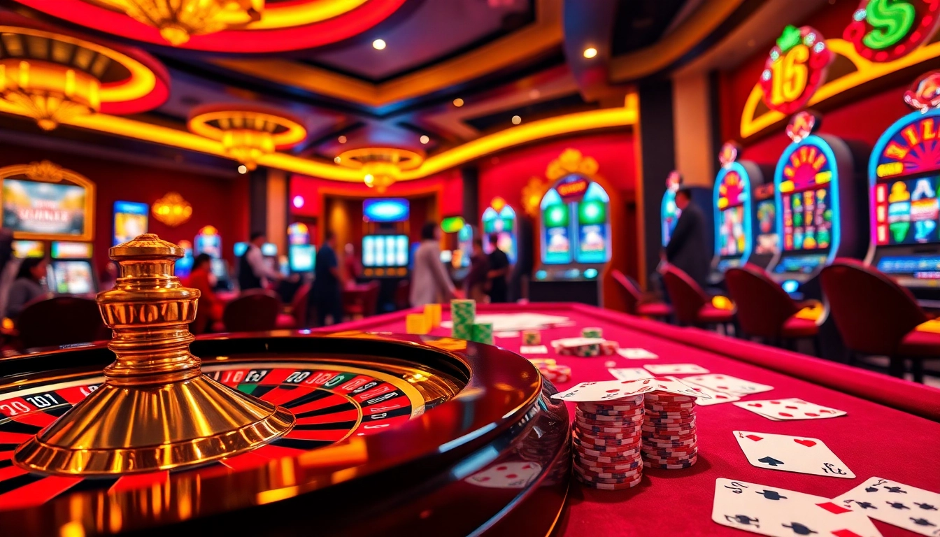 Experience the excitement of gambling at https://sc88vn.com/ with colorful poker chips and dynamic slot machines.