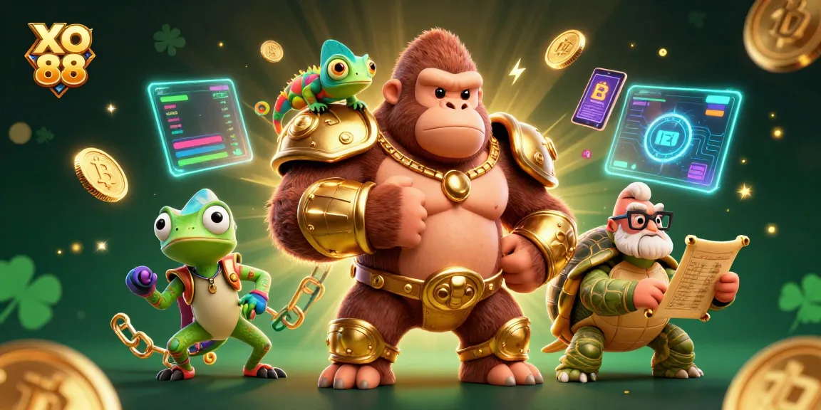 Engage with the thrilling XO 88 casino adventure featuring vibrant 3D characters and exciting gaming elements.