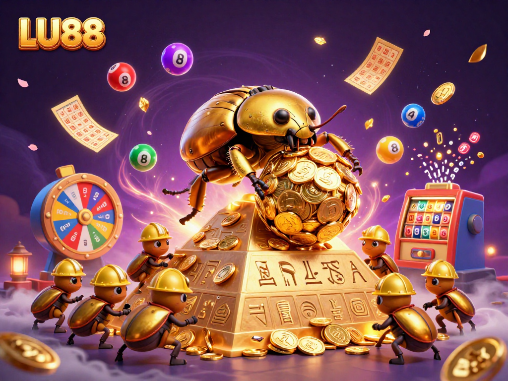 LU88 offers thrilling lottery experiences with colorful balls and engaging gaming elements.