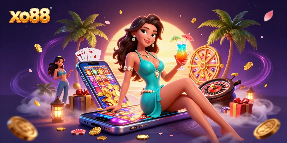 Experience the vibrant excitement of xo88 with stunning casino visuals and dynamic game elements.