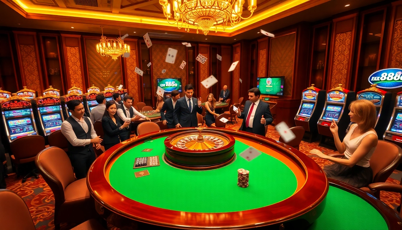 Experience the excitement at the trang chủ 88vn casino with vibrant gaming and professional atmosphere.