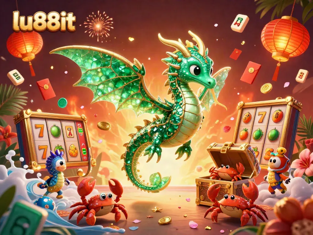 Engage players with exciting wins at lu88it, featuring vibrant slots and dynamic 3D casino elements.