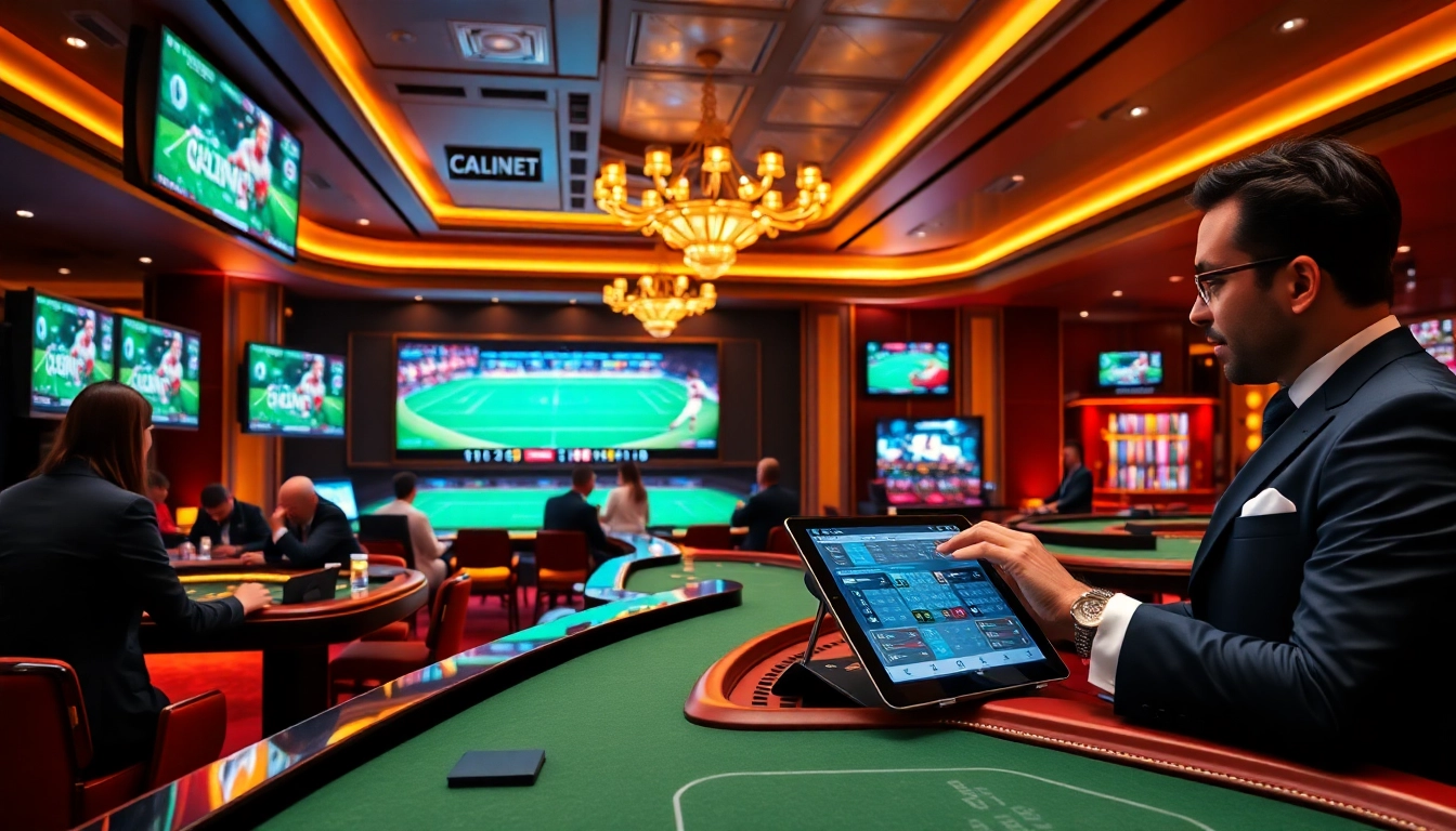 Experience live betting excitement on Cakhia TV with vibrant football scenes and professional gamblers.