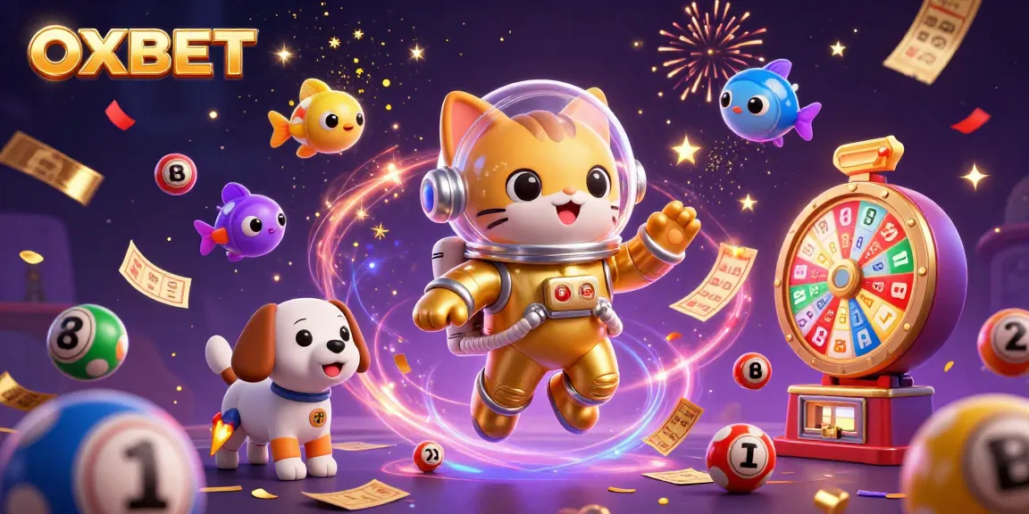 Experience exhilarating gaming at OXBET with a vibrant, dynamic 3D casino scene.