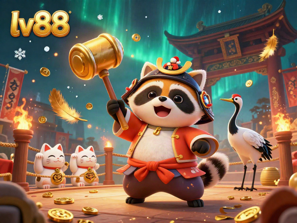 Engage with the vibrant lv88 casino scene featuring dynamic characters and rich gambling elements.