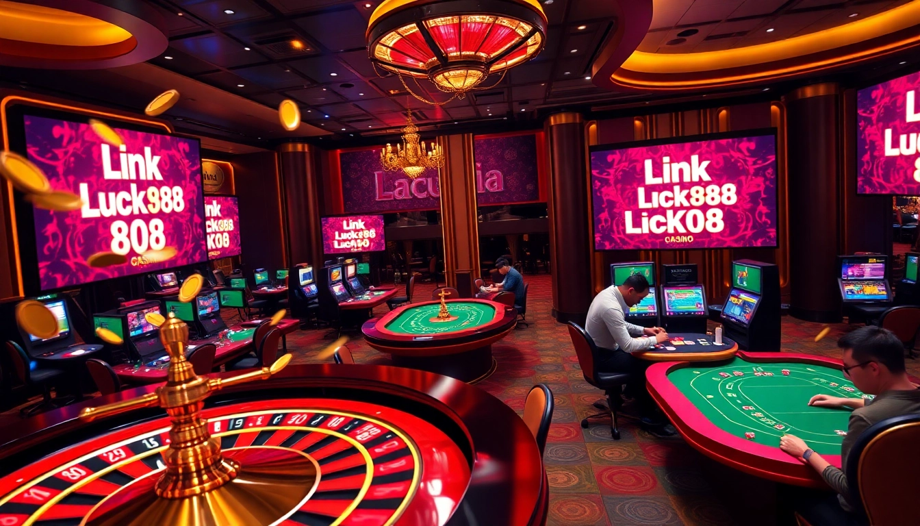 Experience the thrills at Link Lucky88 chính thức, showcasing vibrant casino activities and exciting bets.