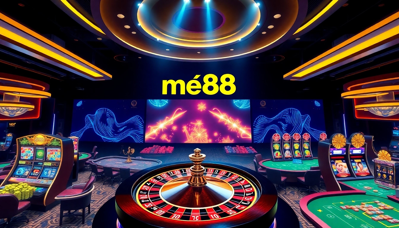 Experience the excitement at trang chủ me88 with vibrant casino tables and thrilling games.
