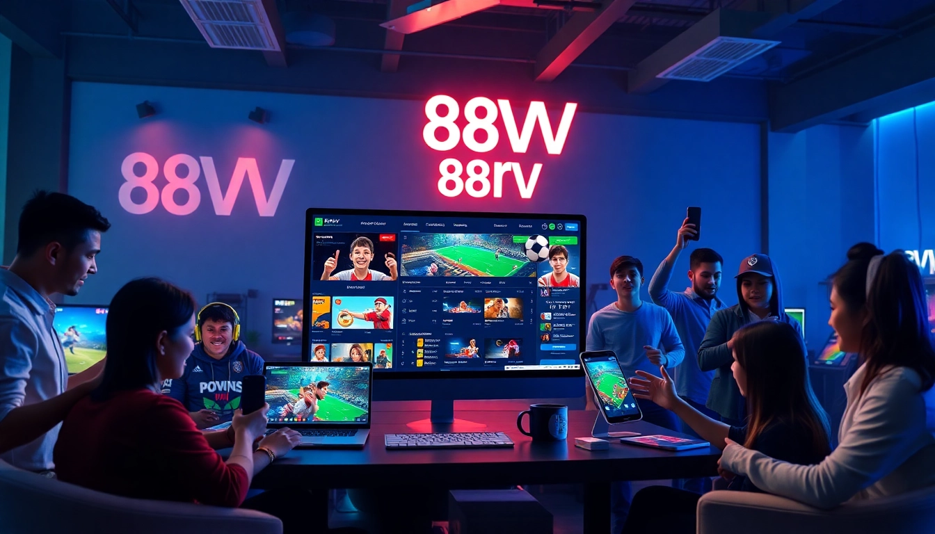 Engaging gaming scene with 88VV showcasing online betting excitement at https://88vv.green/