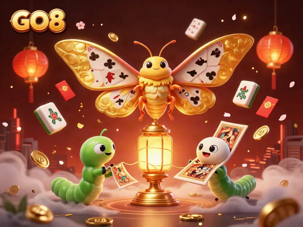 Engage in the GO8 experience with a rich casino ambiance filled with vibrant elements.