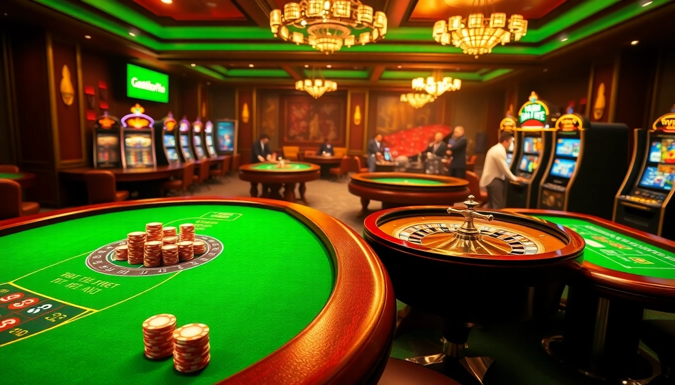 Experience excitement with tải nhatvip on a luxurious online casino table illuminated by vibrant lights.