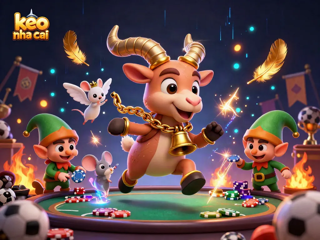 Engage in exciting sports betting adventures with keo nha cai in a lively casino scene.