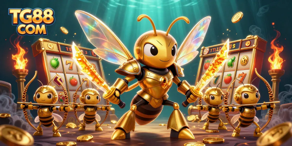 Experience thrilling slots at TG88 COM with golden hornet samurai and dynamic game elements.