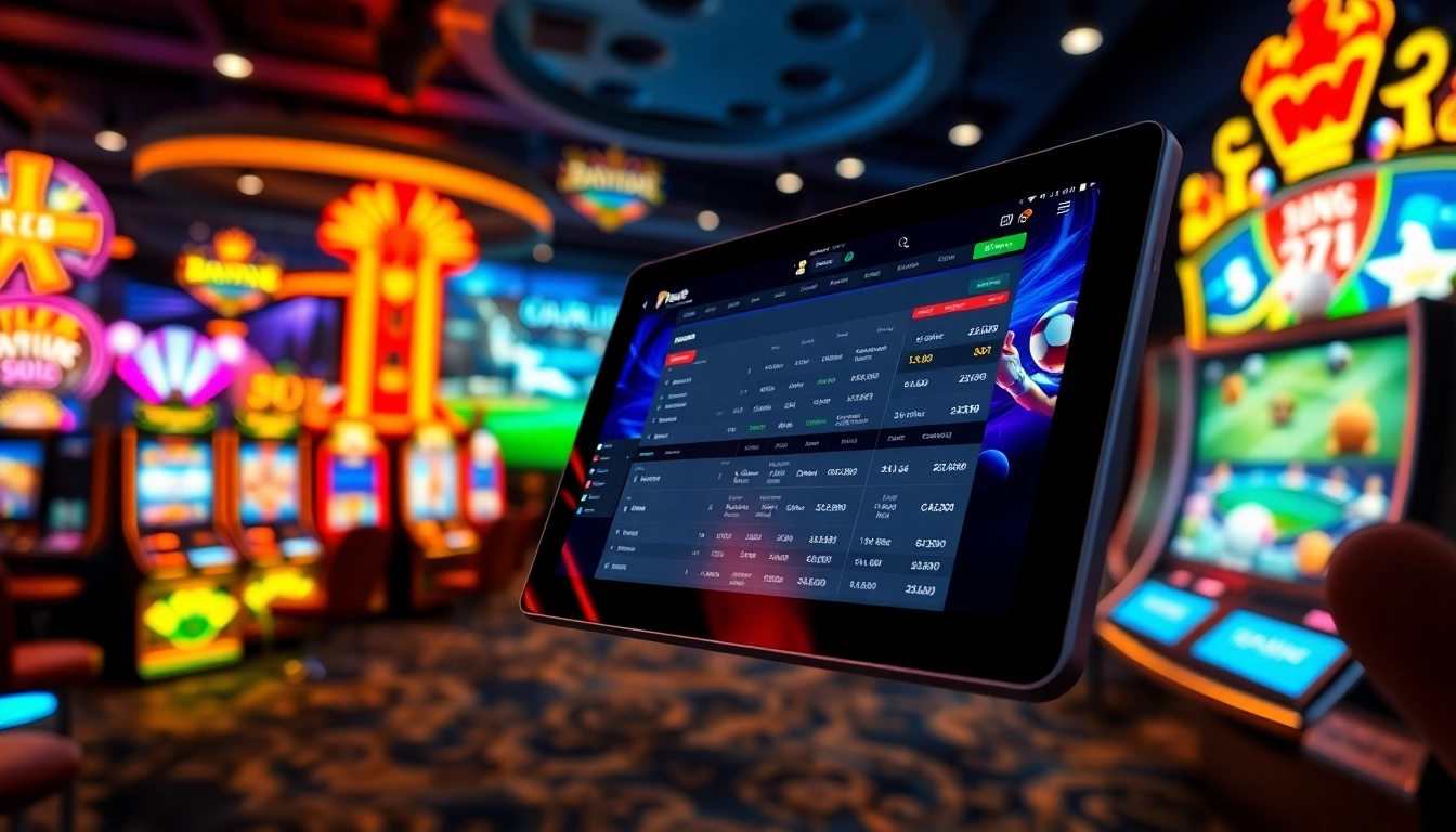 Experience the excitement of online betting with https://77bett.io/ showcasing vibrant casino scenes and sleek gaming interfaces.