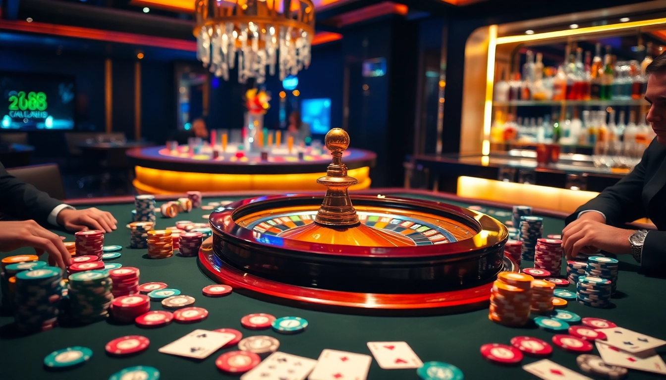 Engage in thrilling gameplay at https://du88.ad/ with vibrant casino tables and captivating atmosphere.