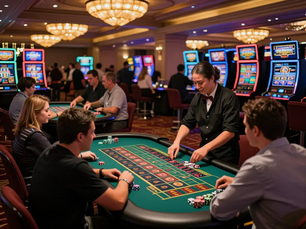 Nohu players engaged in intense roulette gameplay and strategizing bets on an exciting casino floor.