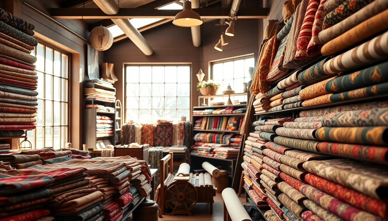 Bekijk de diverse bedrukte stoffen kopen in een gezellige stoffenwinkel, perfect voor creatievelingen.