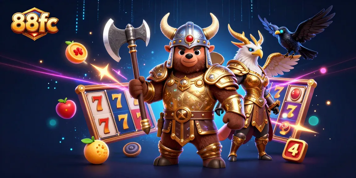 Experience thrilling slots at 88fc with dynamic jackpot symbols and vibrant characters.