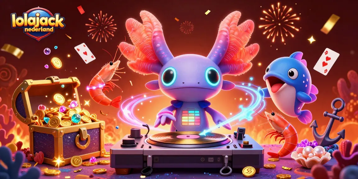 Experience the excitement at lolajack-nederland with lively games featuring a neon DJ and fun sea creatures.