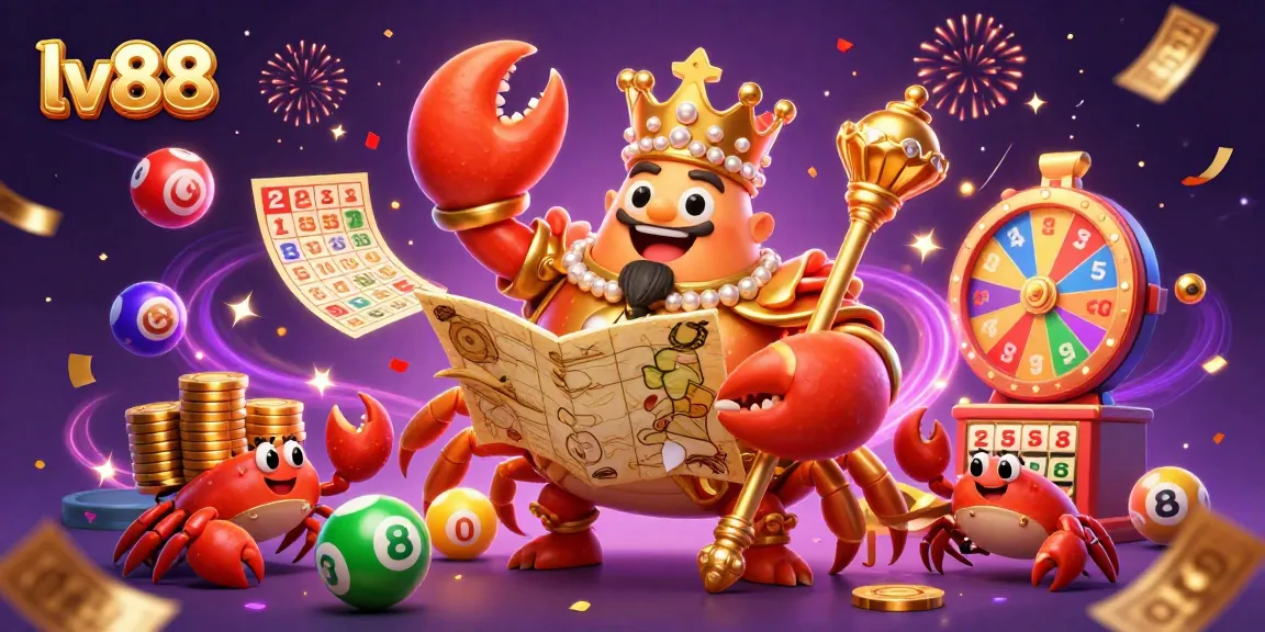 Engage with lv88's exciting lottery scene featuring vibrant elements and captivating characters.