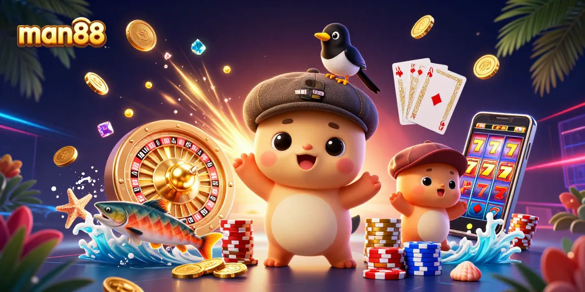 Experience thrilling gameplay with man88 featuring vibrant casino fun and delightful characters.